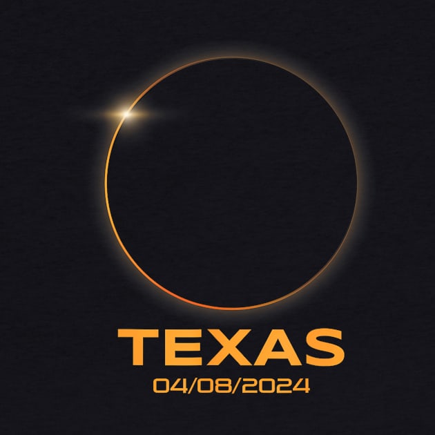 Total Solar Eclipse 2024 Totality Texas by Diana-Arts-C